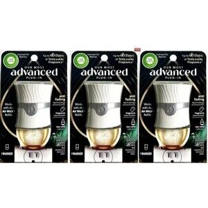 Air Wick Advanced Plug-In Scented Oil Gadget – Home Air Freshener (3-Pack) - New
